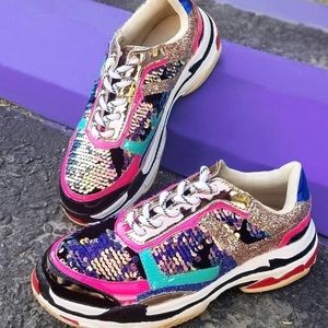 Unicorn sequin 🦄 sneakers 💕
